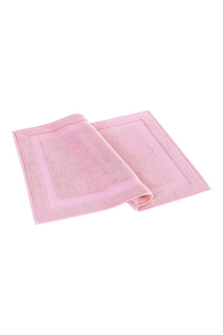 Solid Signature Cotton Bath Mat, Main, color, PINK