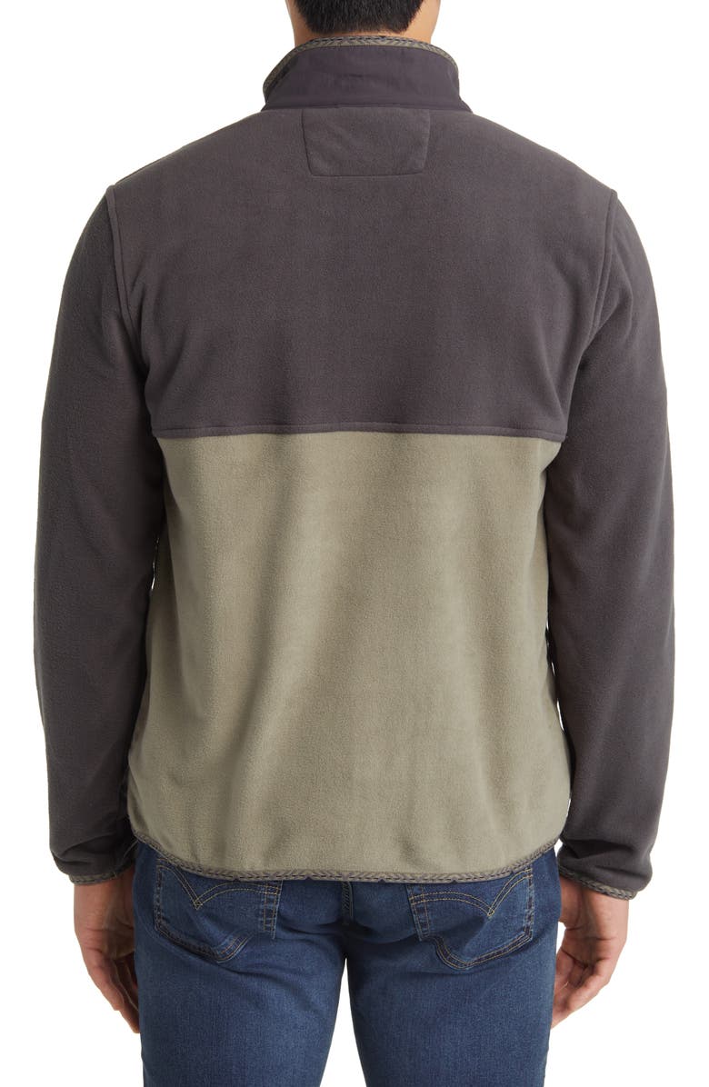 Faherty Low Pile Fleece Popover Jacket, Alternate, color, 