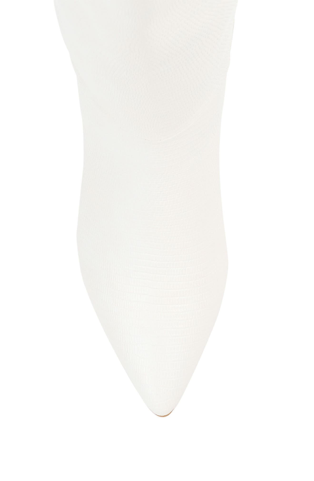 Estrella Vegan Leather Tall Boot, Alternate, color, WHITE