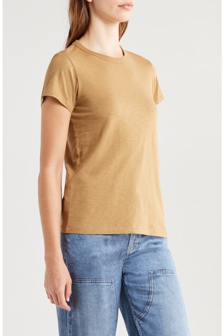 The Slub Organic Pima Cotton T-Shirt, Alternate, color, KHAKI