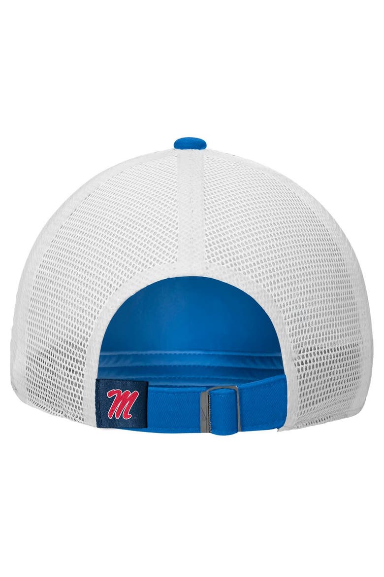 Men's Nike Powder Blue Ole Miss Rebels On-Field Club Adjustable Trucker Hat, Alternate, color, Powder Blue