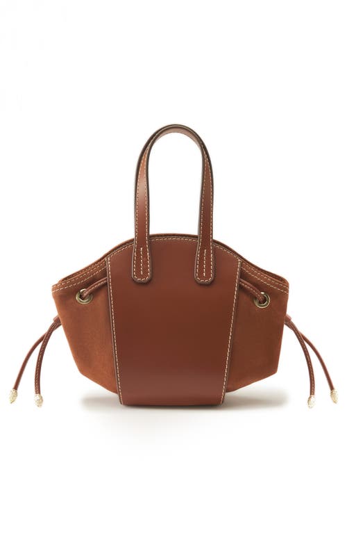 Helen Kaminski Piaf Leather & Suede Mini Tote Bag In Brown