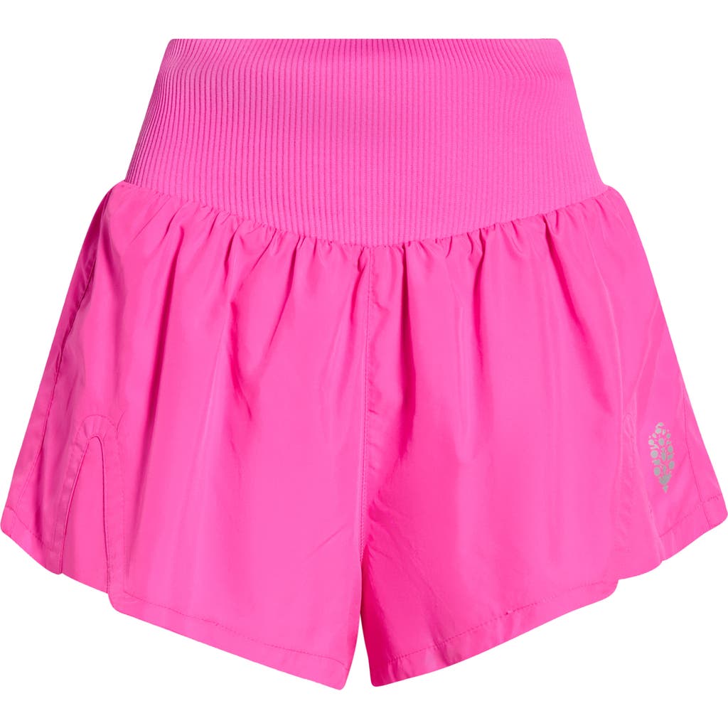 Free People Fp Movement Carpe Diem Water Resistant Shorts In Pink
