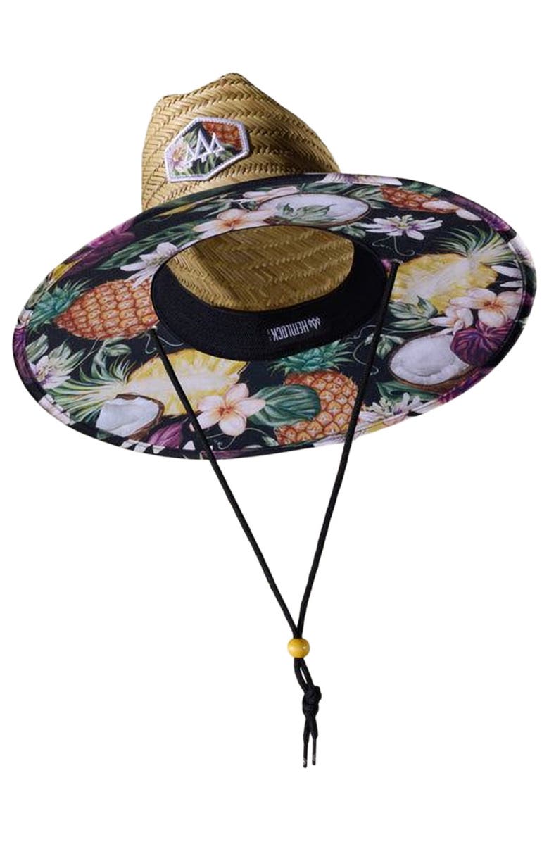 Hemlock Nightcap Straw Lifeguard Hat, Alternate, color,