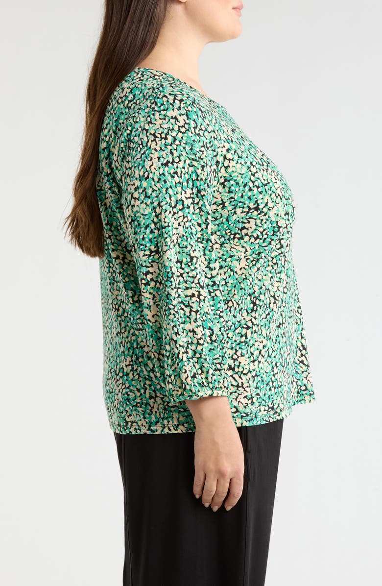 Jones New York Print Top, Alternate, color, Kelly Multi