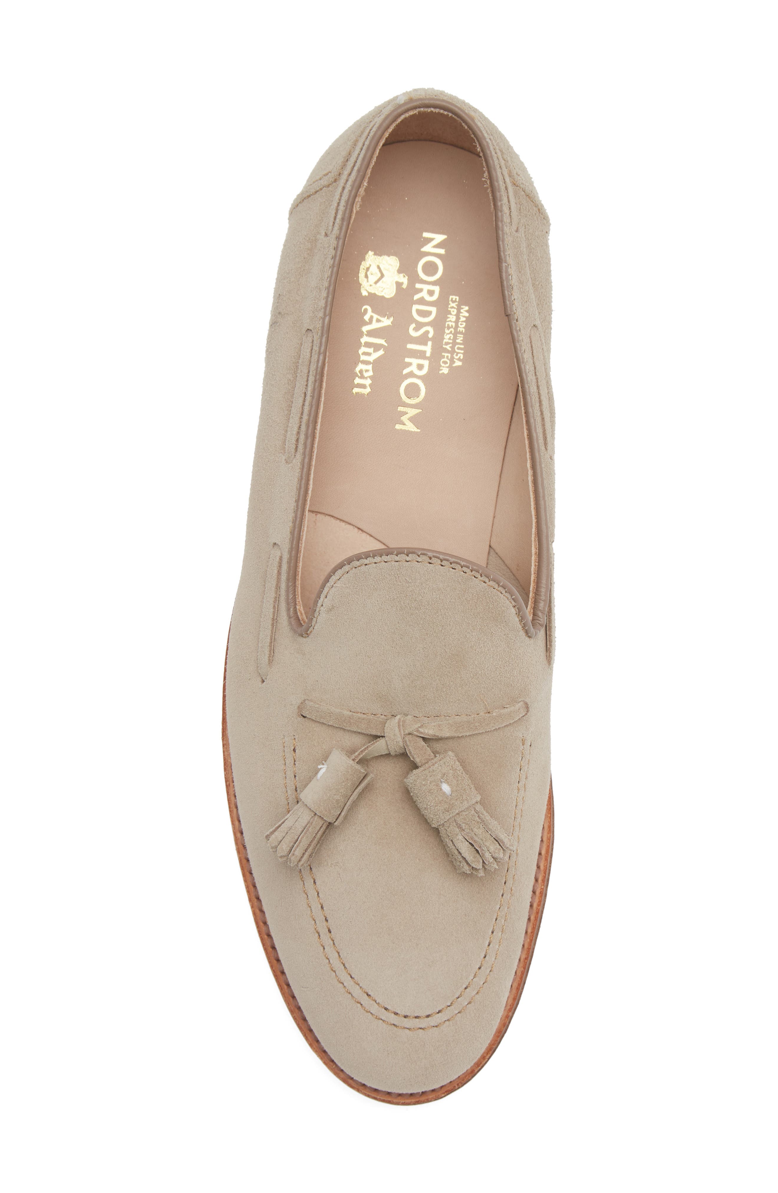Alden Tassel Loafer, Alternate, color, Milkshake