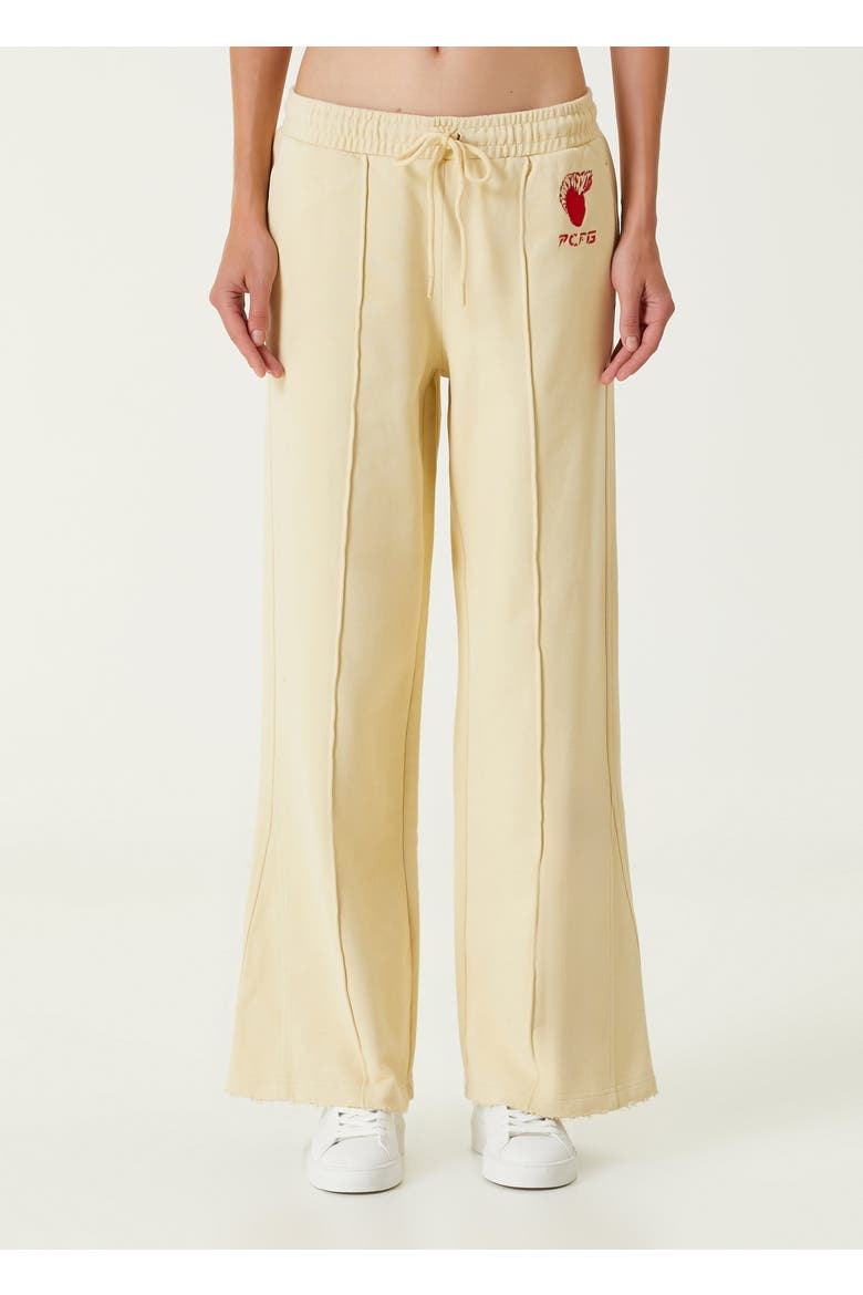 Cotton Destroyed Sweat Pant, Alternate, color, Chino Green