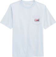vineyard vines Kids' Leaf Pile Whale Pocket Graphic T-Shirt