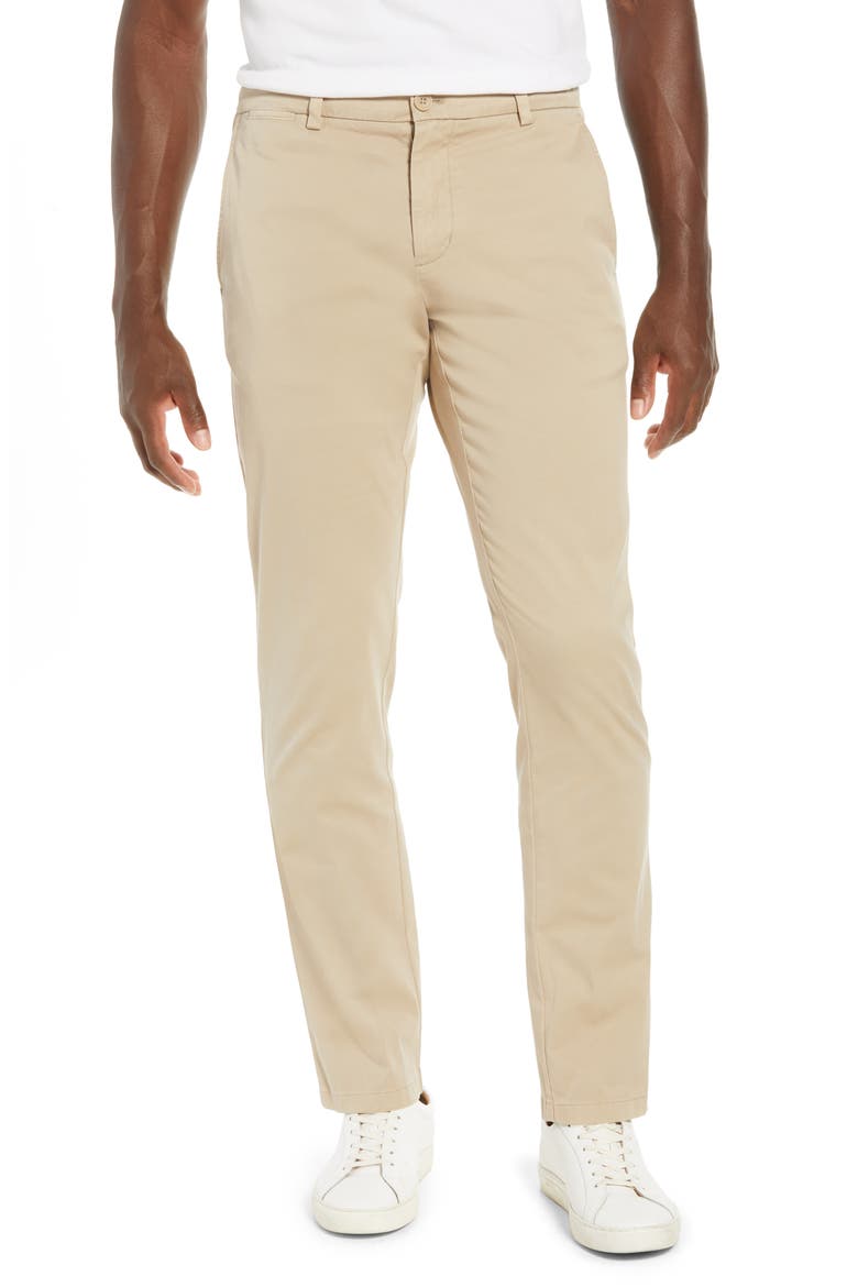 Stretch Slim Fit Pants, Main, color, KHAKI