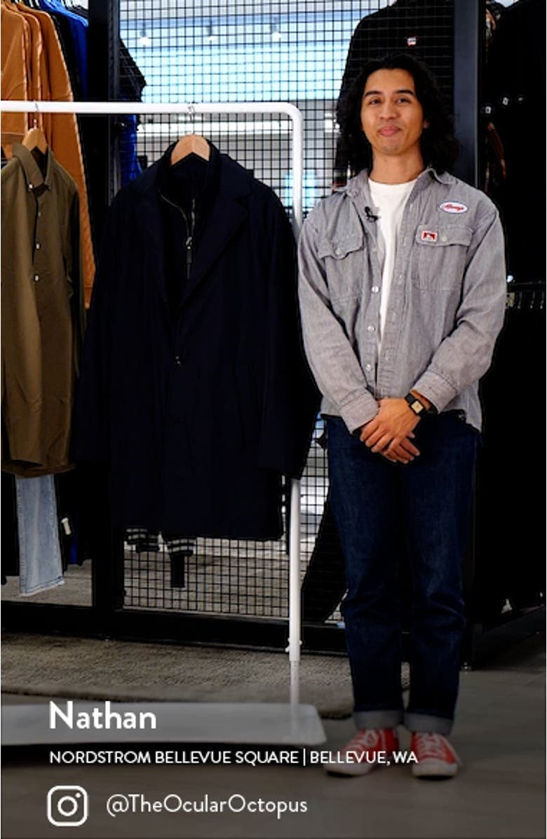 Rain Coat with Removable Bib, sales video thumbnail