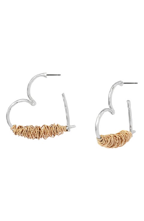 Wire Heart Earrings