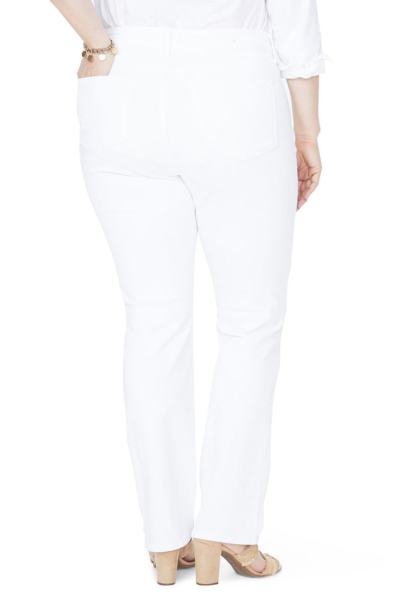 Marilyn High Rise Stretch Straight Leg Jeans, Alternate, color, OPTIC WHITE