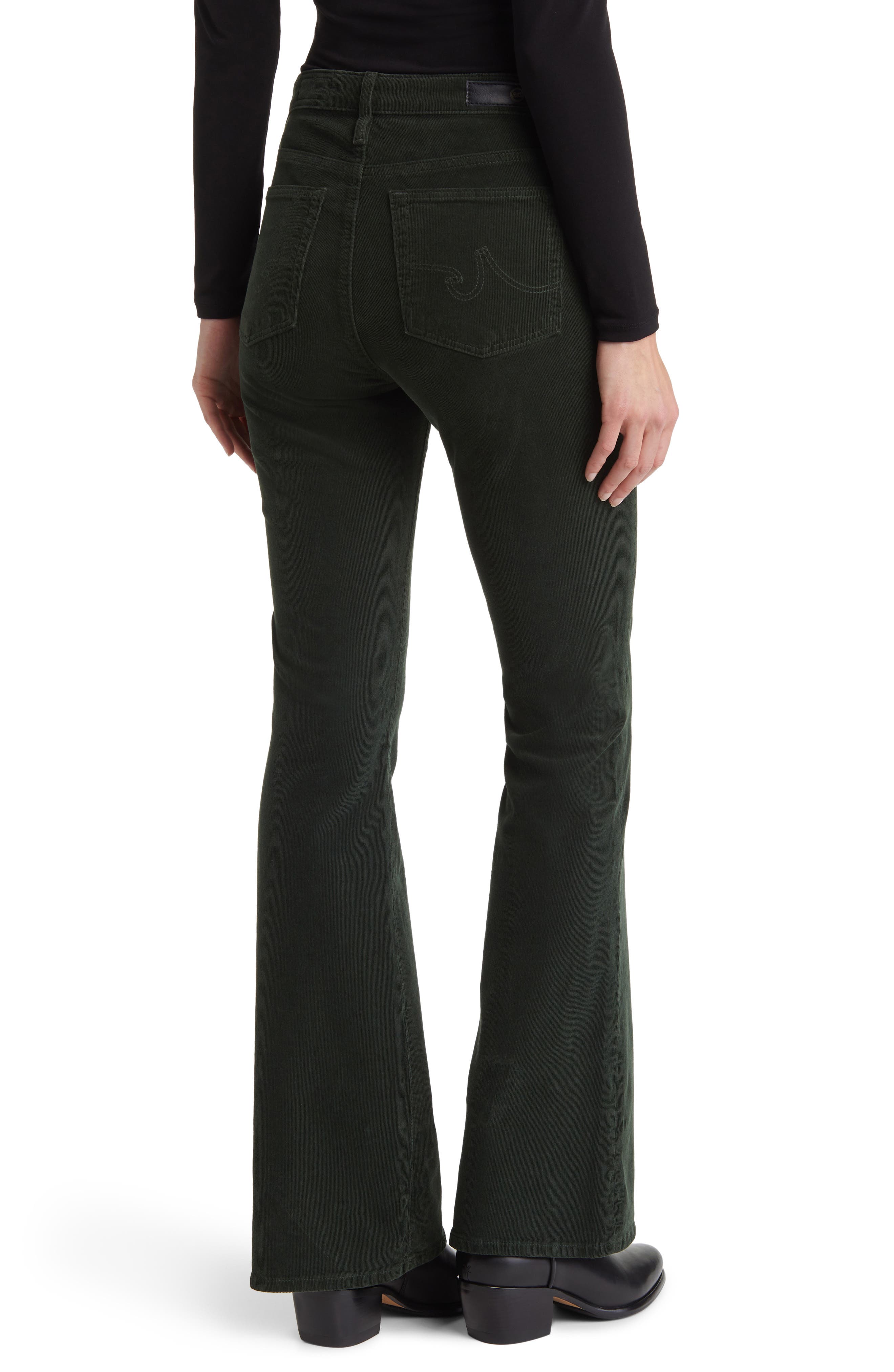 Farrah High Waist Stretch Corduroy Bootcut Pants - image 2