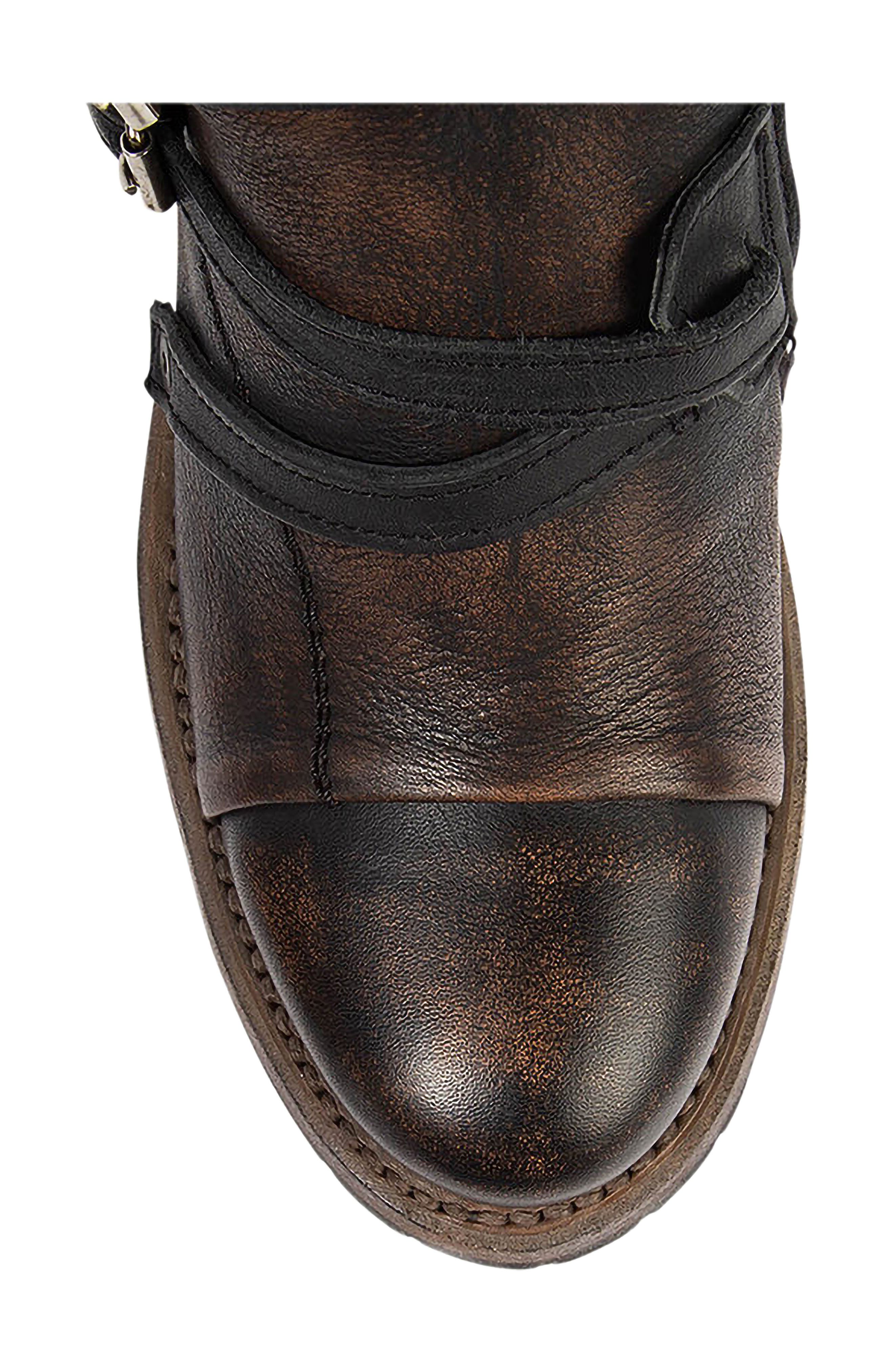 Cora Buckle Boot, Alternate, color, BLACK