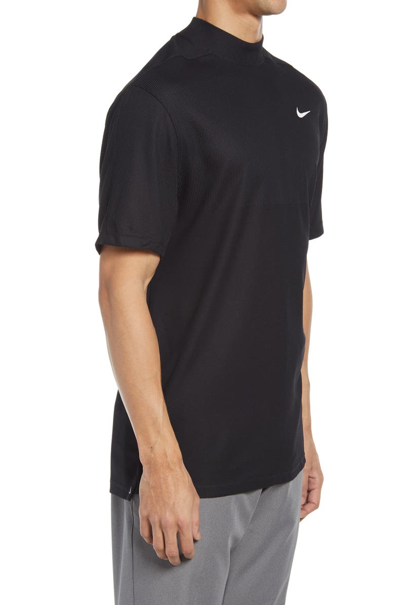 Nike Golf Nike Dri-FIT Tiger Woods Mock Neck Golf T-Shirt, Alternate, color,