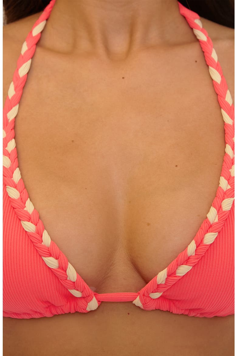 Modern Edge Bikini Top, Alternate, color, CALIENTE