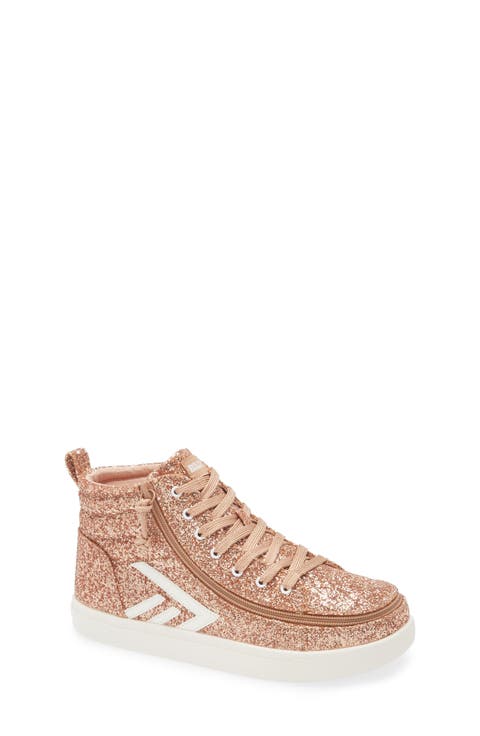 Kids' Billy Classic Glitter High Top Sneaker (Walker, Toddler, Little Kid & Big Kid)