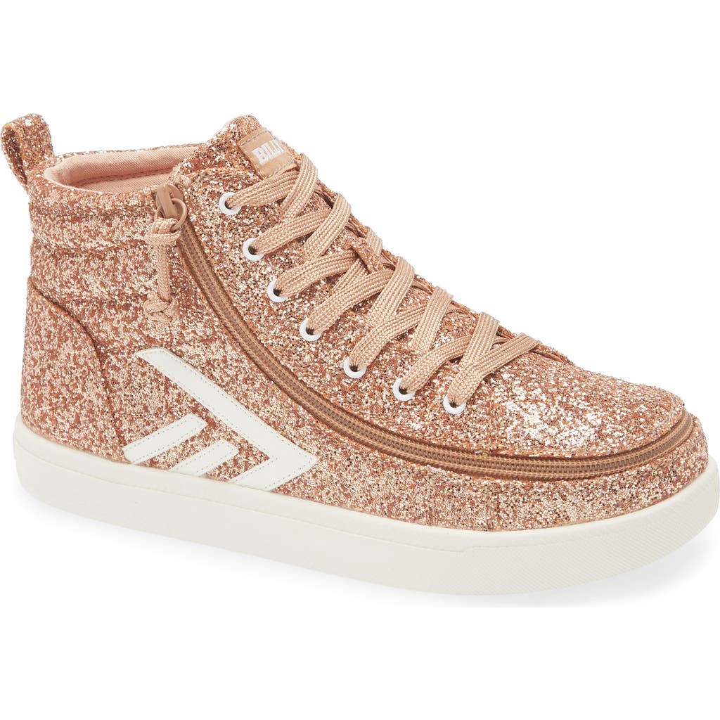 Billy Footwear Kids' Billy Classic Glitter High Top Sneaker In Multi
