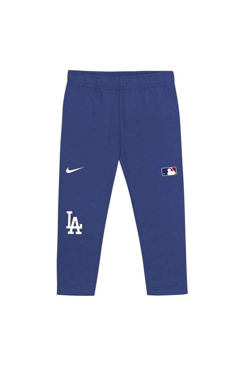 Nike Toddler Nike  Royal Los Angeles Dodgers 2-Piece Club Fleece Pullover Hoodie & Sweatpants Set, Alternate, color, 