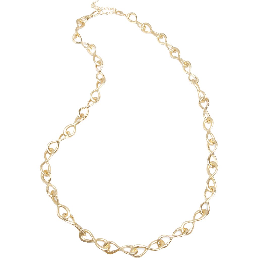 Saachi Eternal Loop Chain Necklace In Gold