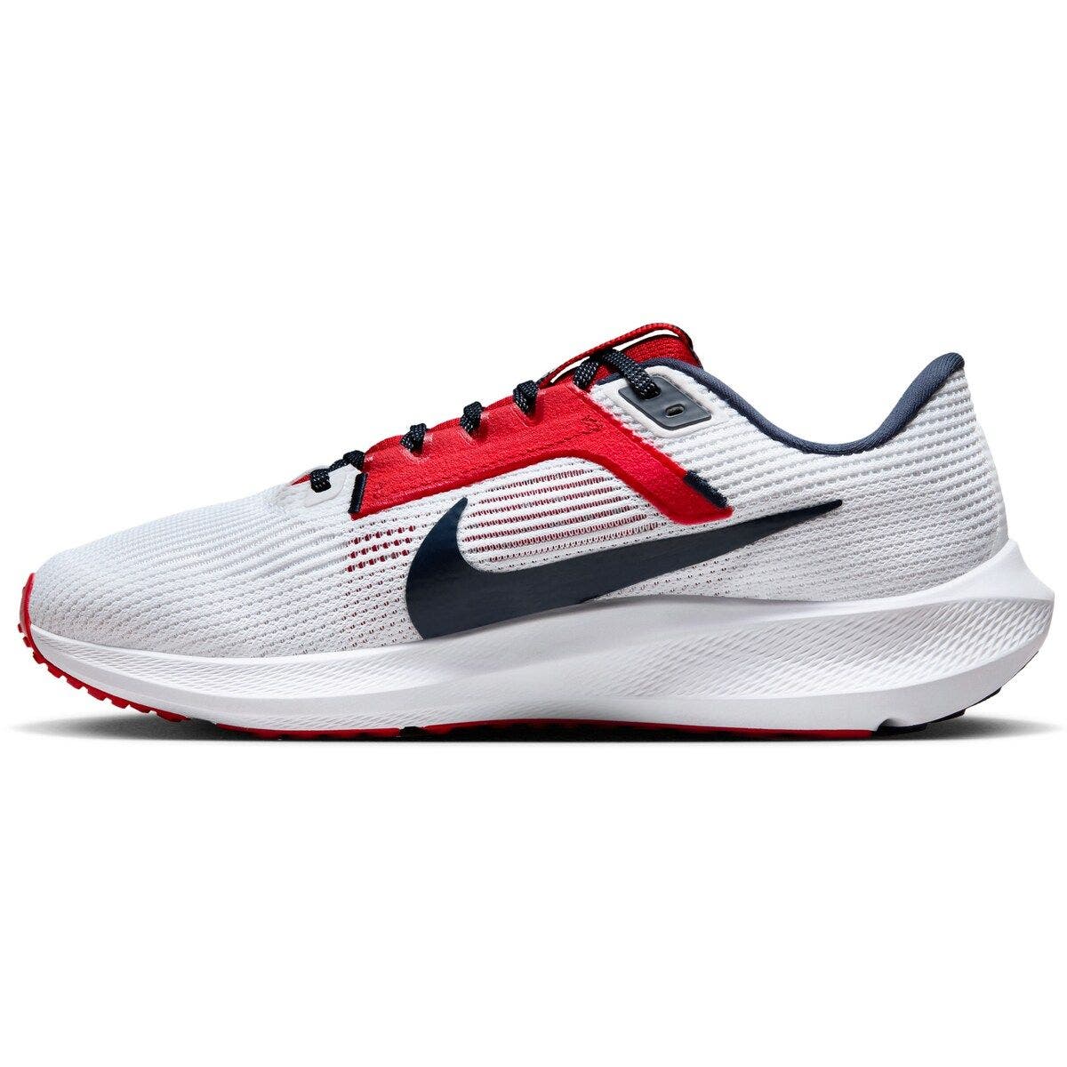 Nike Unisex Nike  White Arizona Wildcats Zoom Pegasus 40 Running Shoe, Alternate, color, 