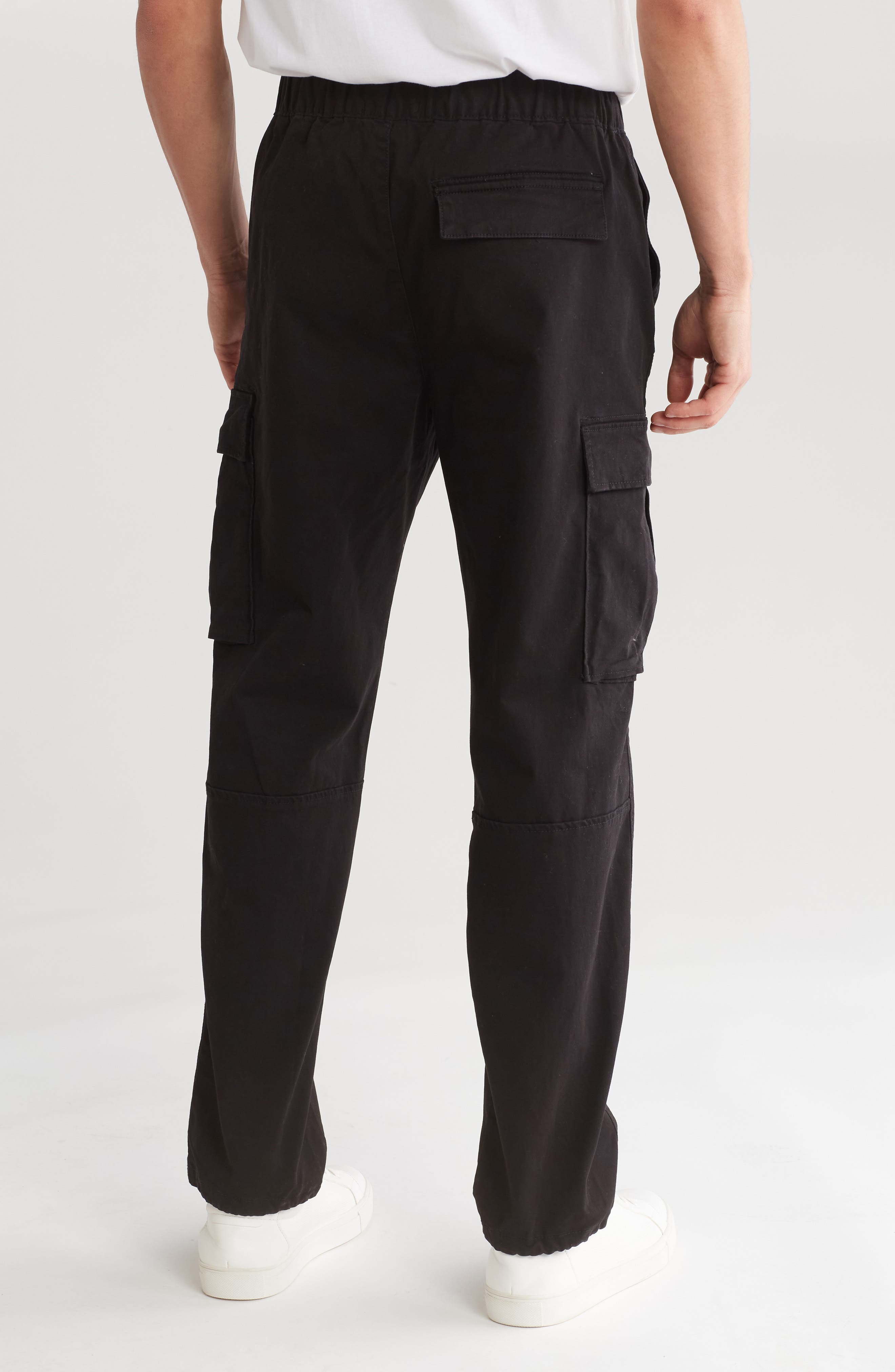 Stretch Cotton Pull-On Cargo Pants - image 2
