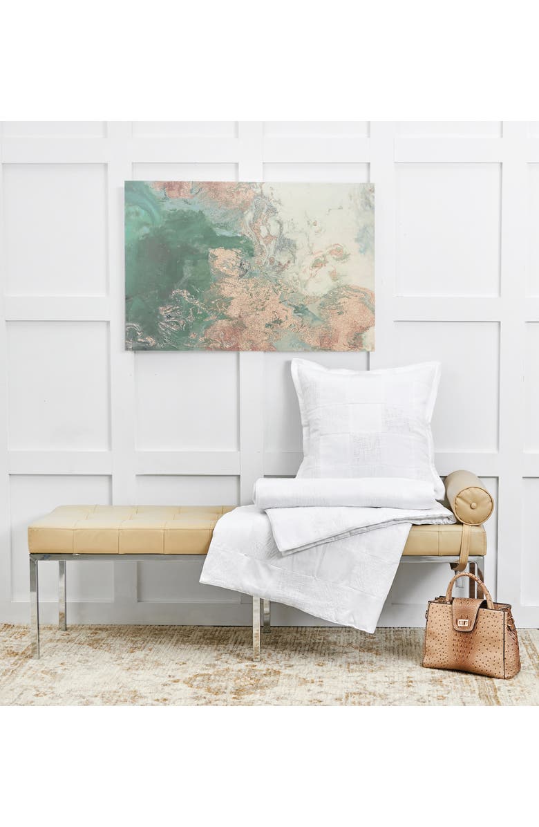 ELISABETH YORK Pia Decorative Throw Pillow, Alternate, color, Off-White