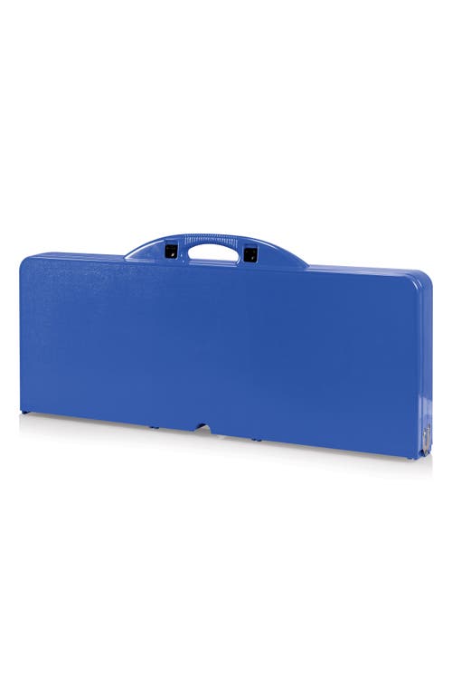 Picnic Time Portable Folding Picnic Table In Blue