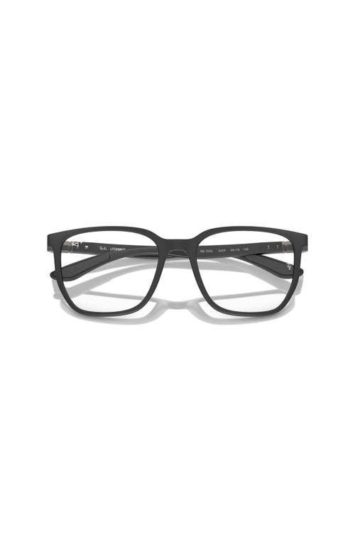 Ray Ban Ray-ban 55mm Irregular Optical Glasses In Black