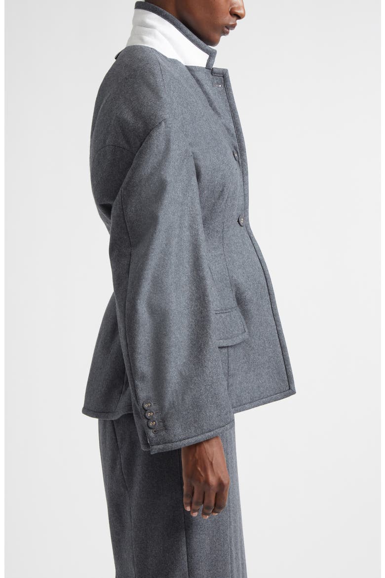 Nipped Waist Coat, Alternate, color, DARK GREY