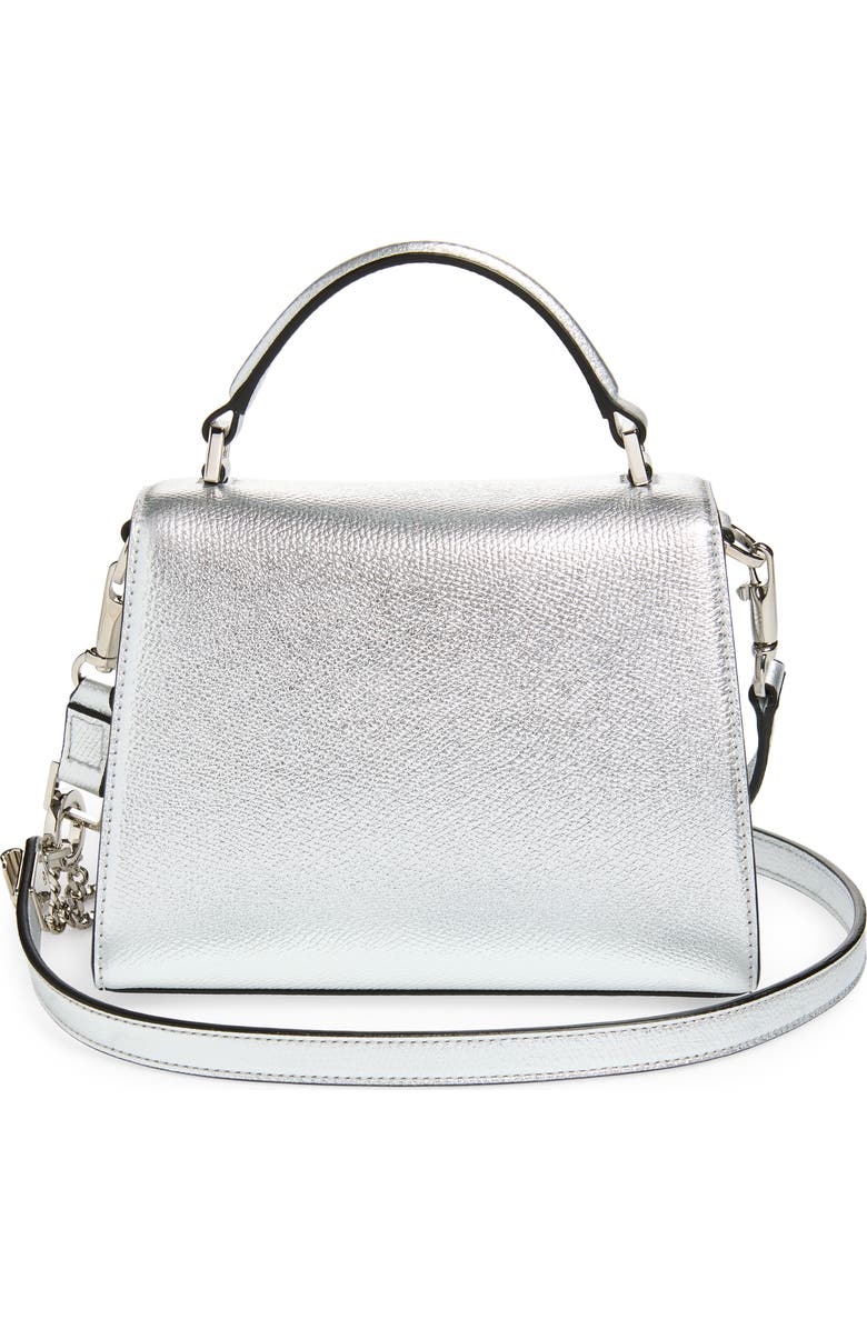Valentino Garavani Mini Vsling Top Handle Bag, Alternate, color, Silver Lilac