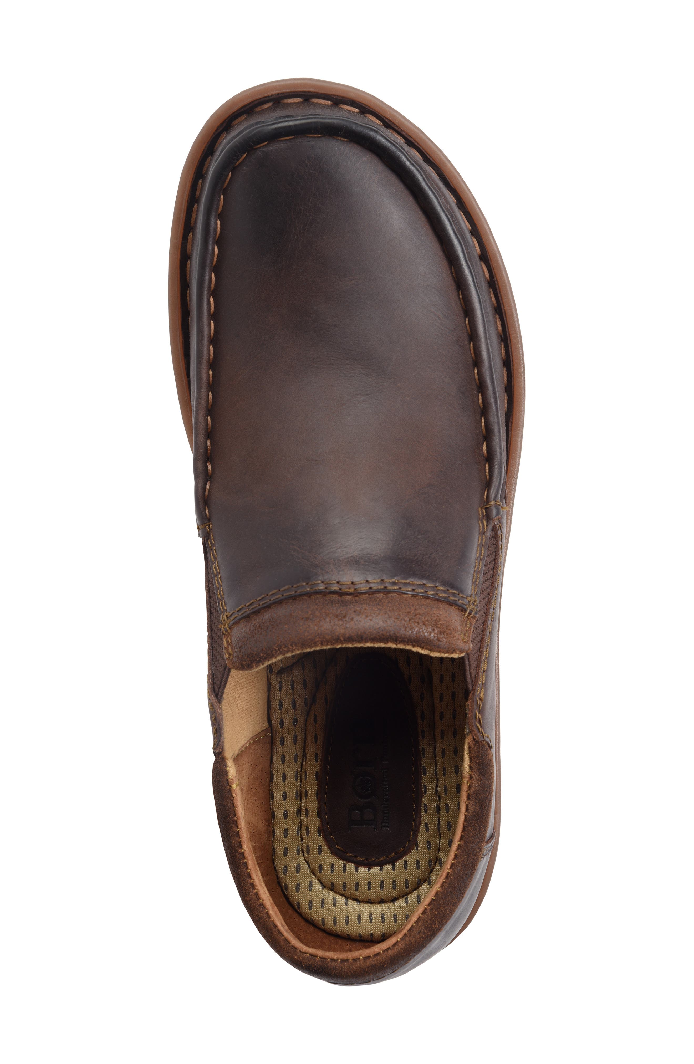 Børn Gudmund Slip-On, Alternate, color, Dark Brown Leather