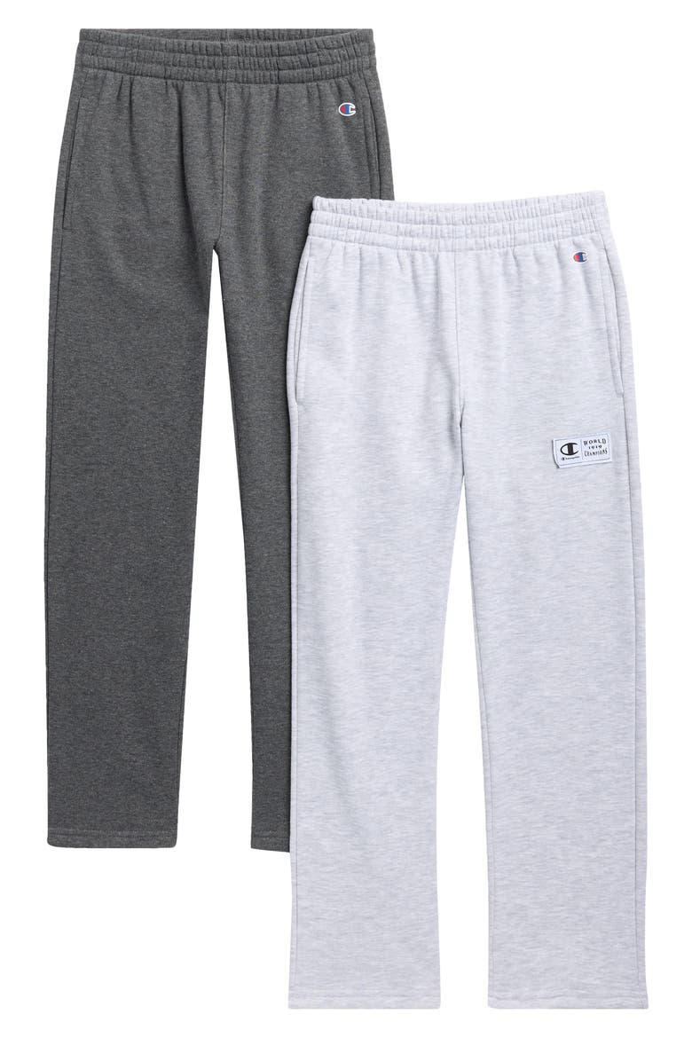 Kids' Assorted 2-Pack Joggers, Main, color, GRAY HEATHER