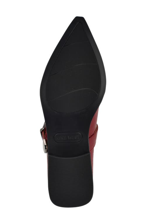 Nine West Katrel Mary Jane Flat In Red