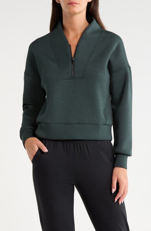 AirEssentials Shawl Collar Quarter Zip Pullover