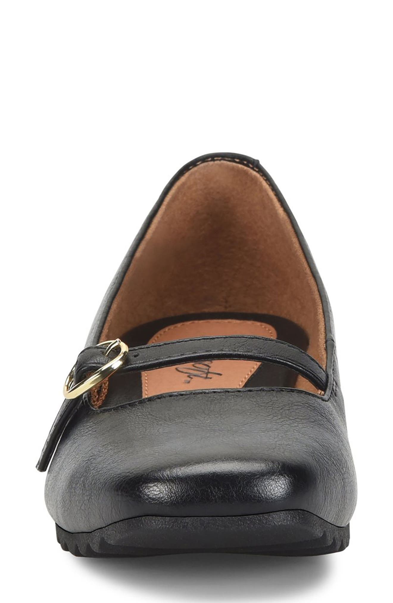 Padme Faux Leather Wedge, Alternate, color, BLACK PATENT