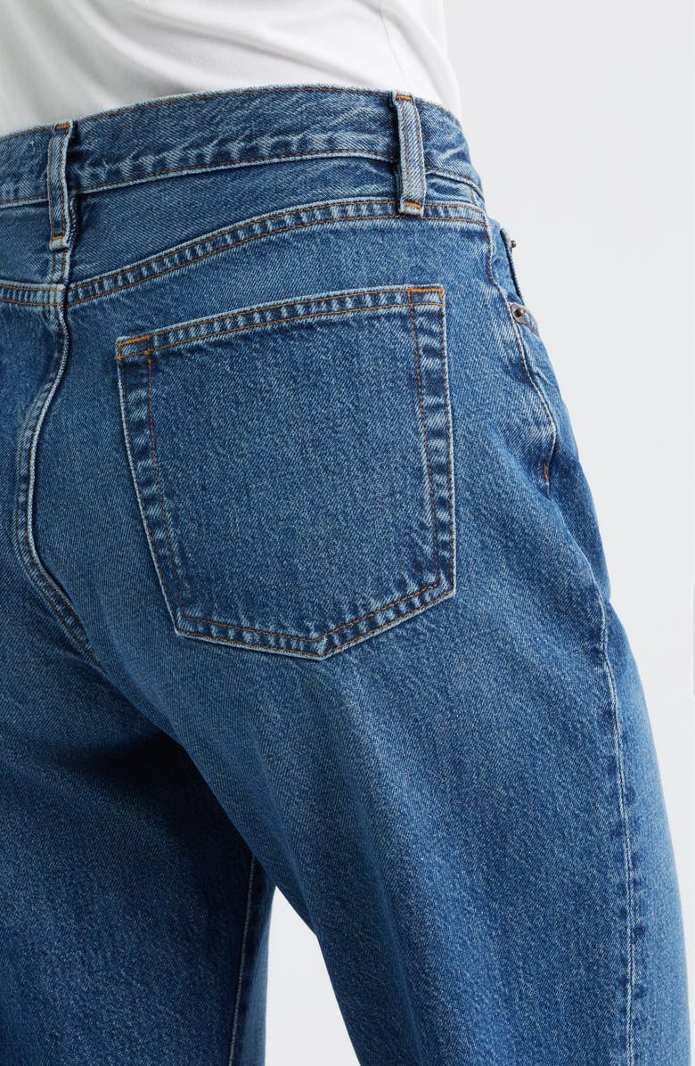 FRAME The Hang High Waist Ankle Straight Leg Jeans, Alternate, color, Decode