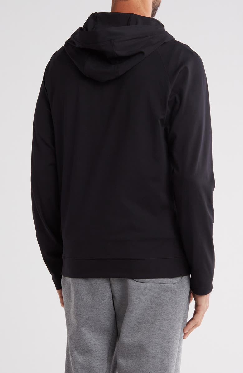 90 DEGREE BY REFLEX Lux Kinetic Hoodie, Alternate, color, Black