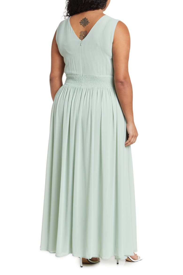 Thalia Goddess Maxi Dress, Alternate, color, SAGE