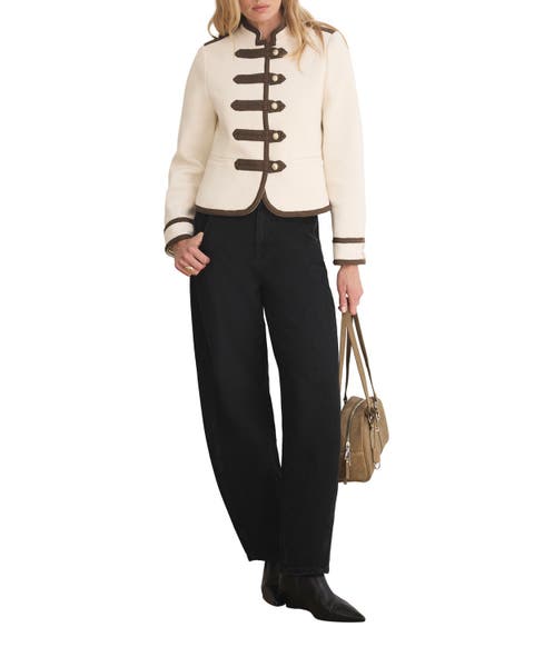 Contrast Military Jacket