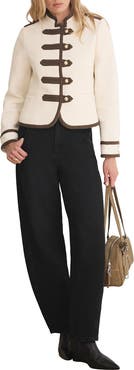 MINT VELVET Contrast Military Jacket