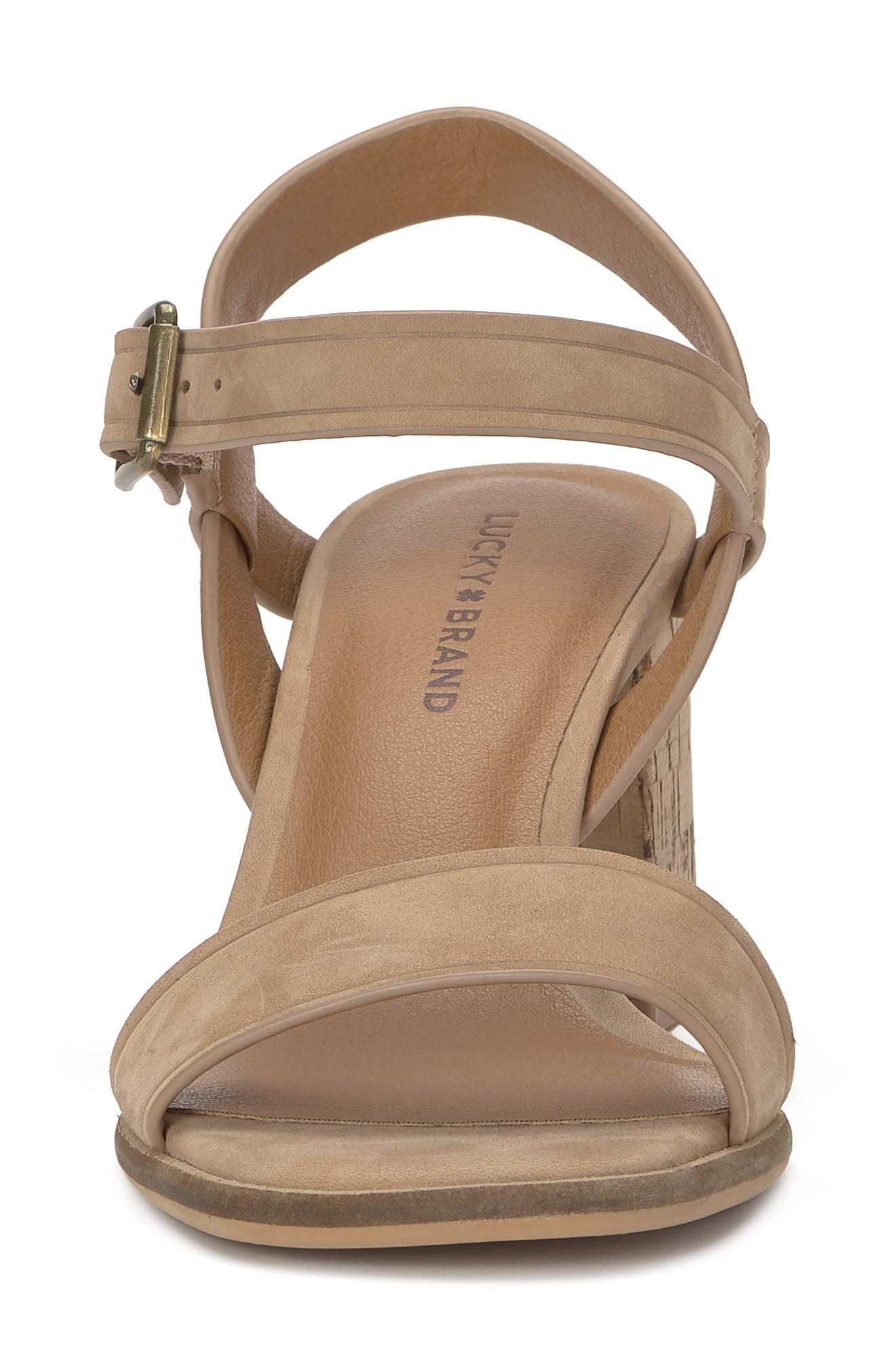 Lucky Brand Hallia Ankle Strap Sandal, Alternate, color, Cortado
