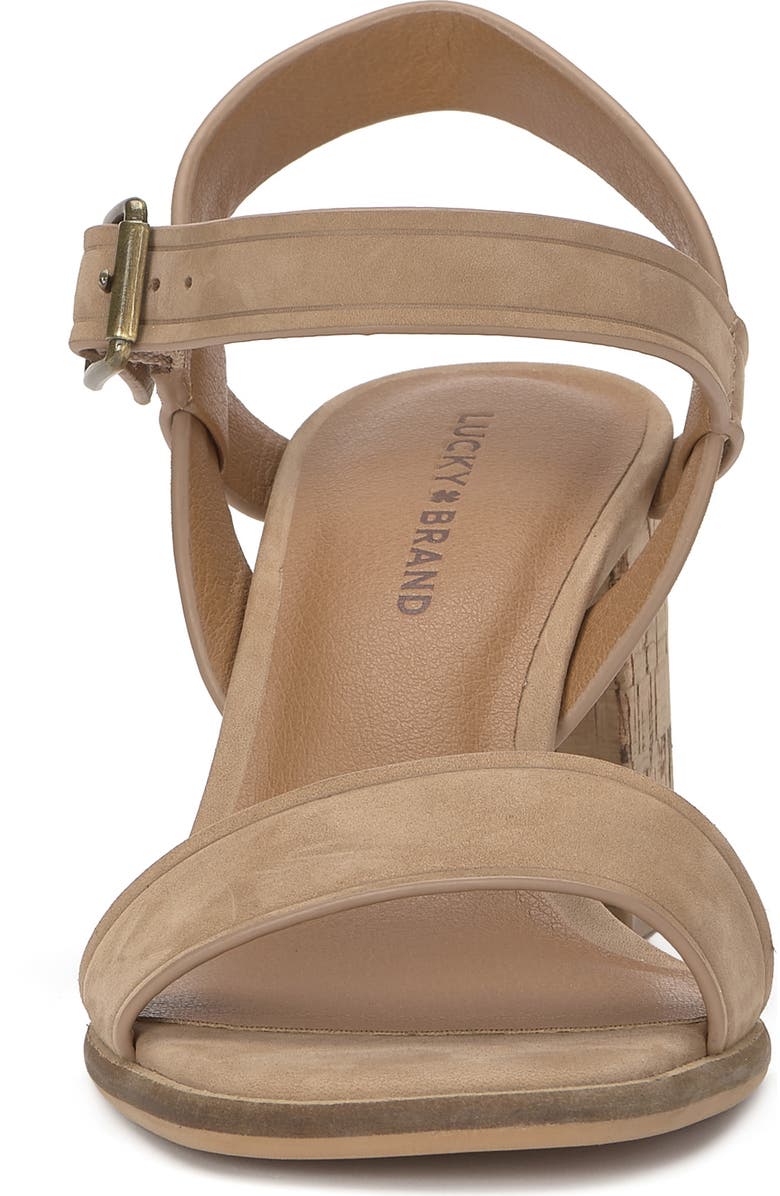 Lucky Brand Hallia Ankle Strap Sandal, Alternate, color, Cortado