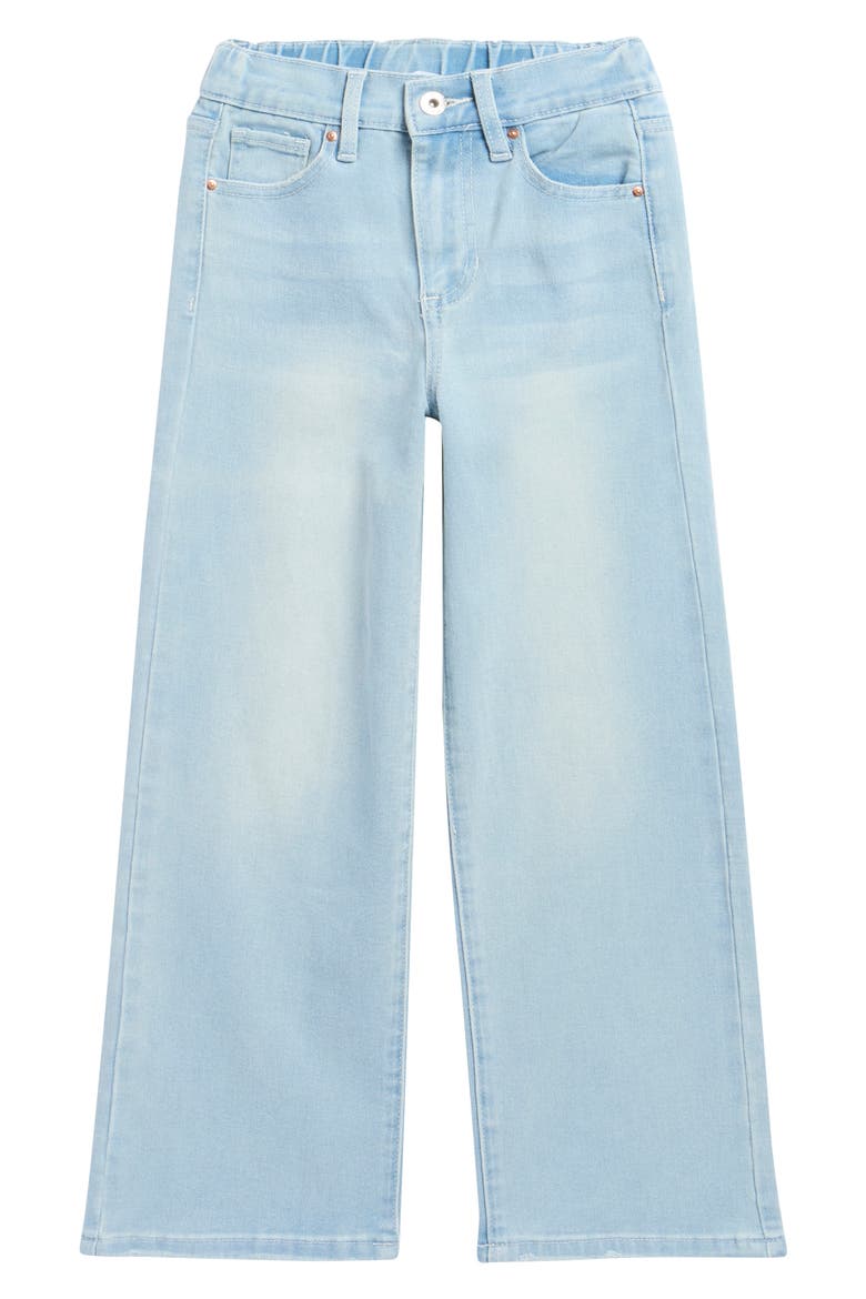Kids' Elastic Back Wide Leg Jeans, Main, color, MEDIUM