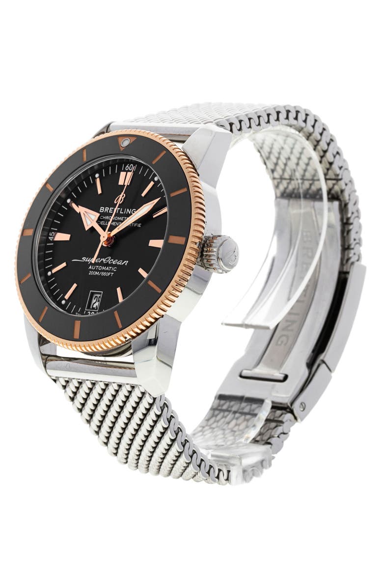 Watchfinder & Co. Breitling Preowned SuperOcean Heritage B20 Automatic Mesh Bracelet Watch, 42mm, Alternate, color, 
