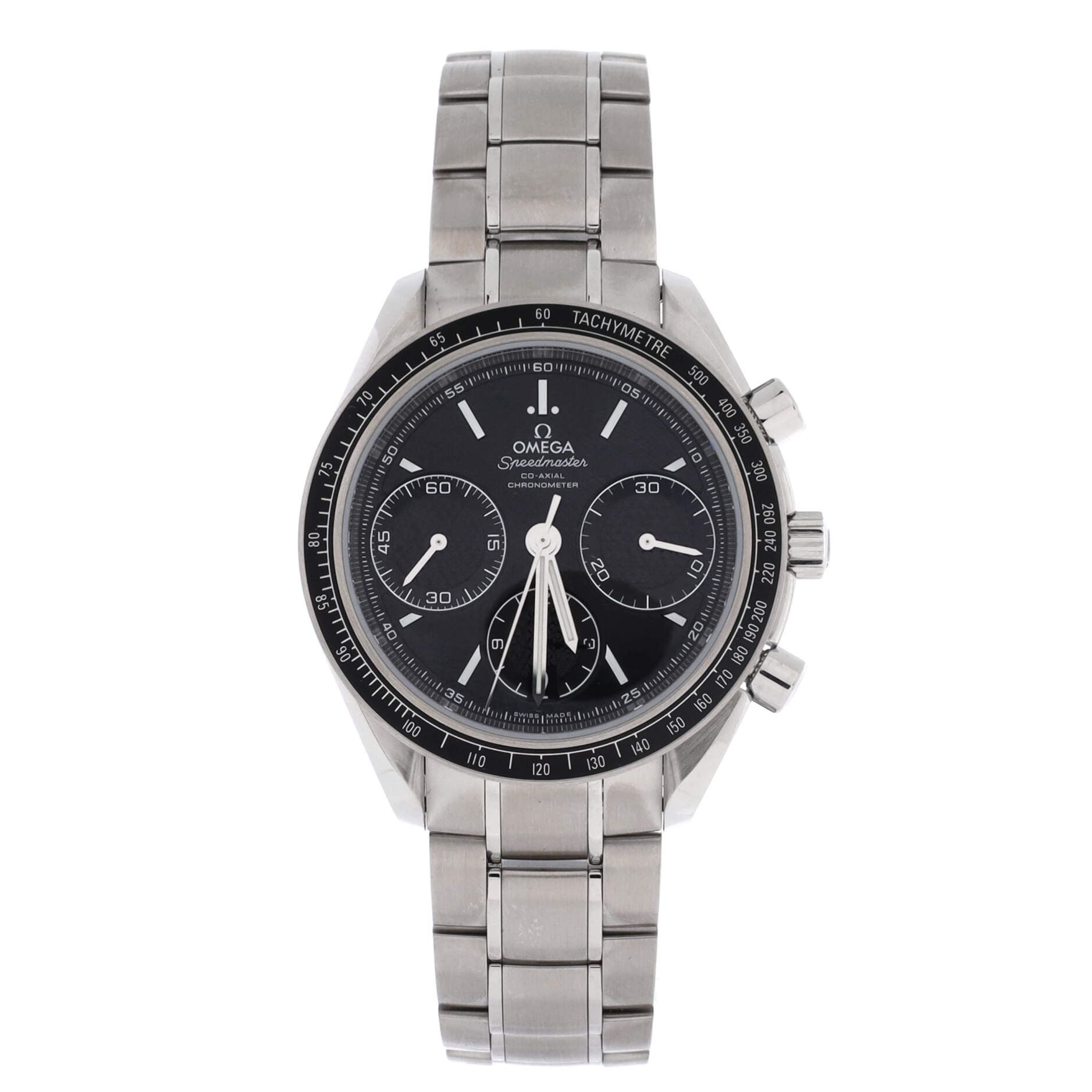Speedmaster Racing Co-Axial Chronograph Automatic Watch Stainless Steel 40, Main, color, Metallic Silver
