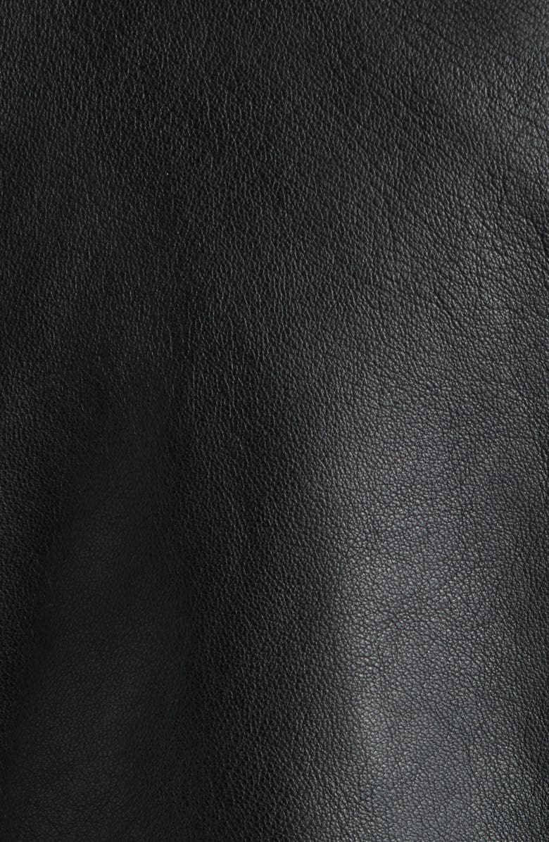 MAURITIUS Bita Leather Moto Jacket, Alternate, color, Black