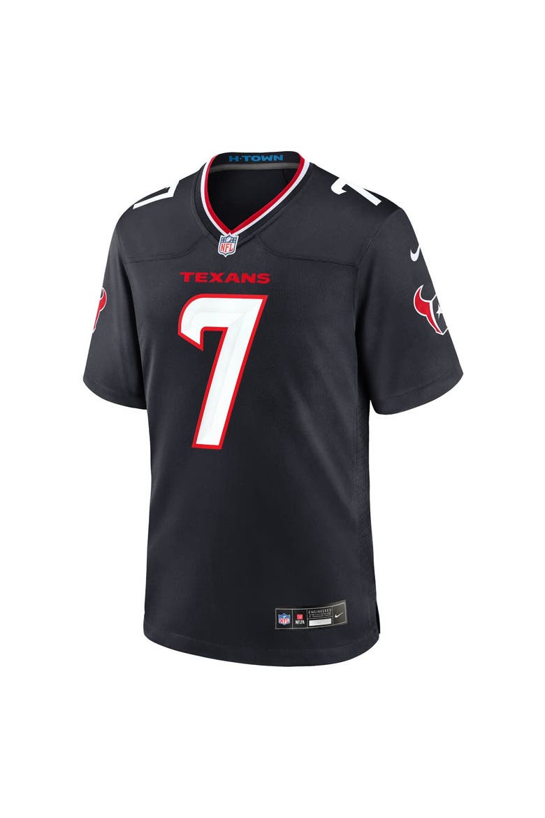 Men's Nike C.J. Stroud Navy Houston Texans Game Jersey, Alternate, color, Navy