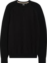 BOSS Hero Wool Crewneck Sweater