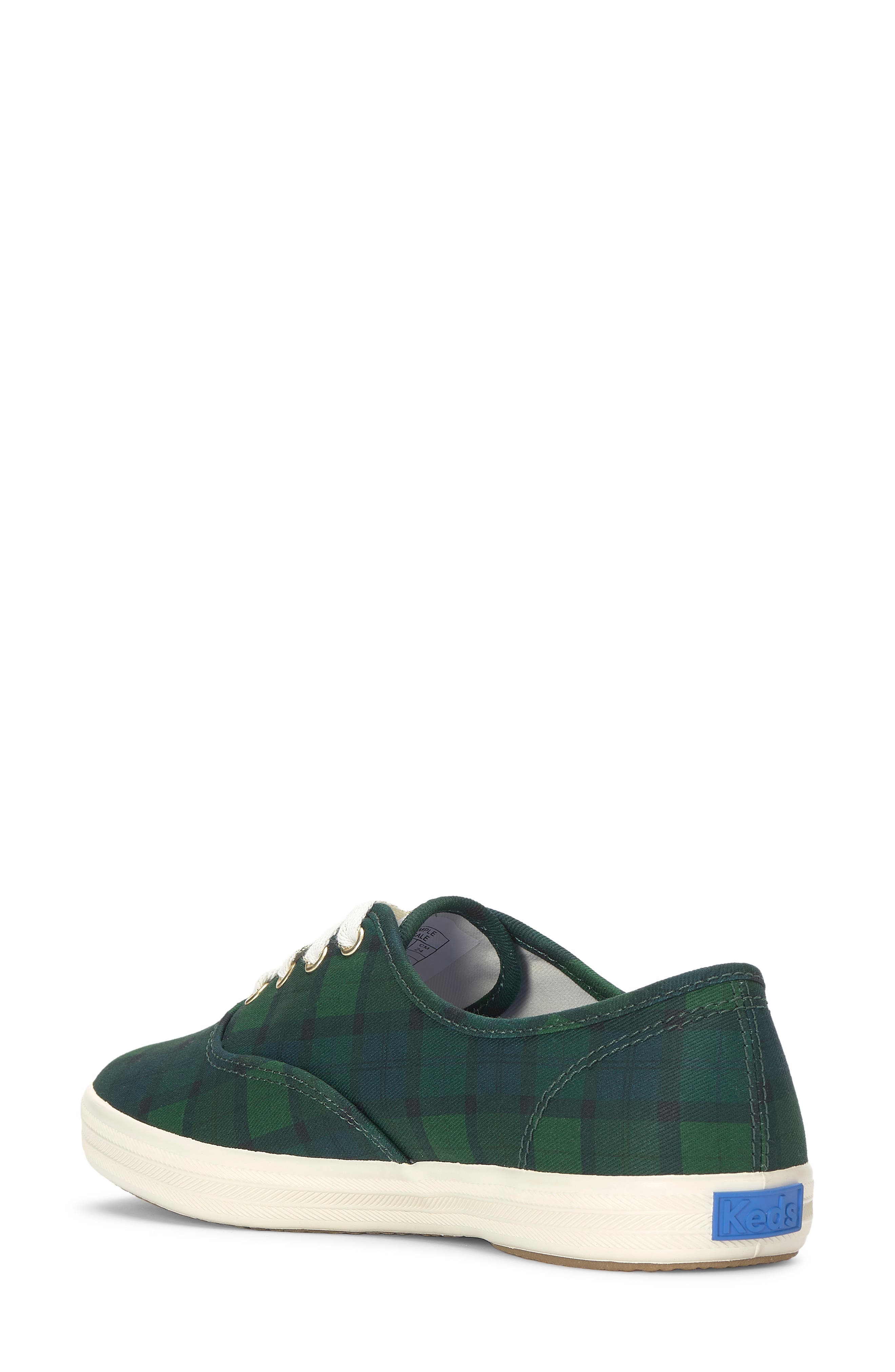 Champion Plaid Sneaker, Alternate, color, GREEN/ NAVY